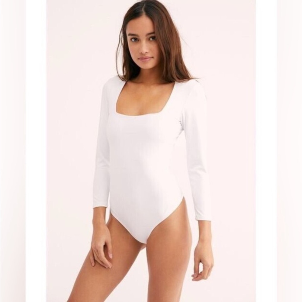 NWT FREE PEOPLE Intimately Truth or Square Bodysuit